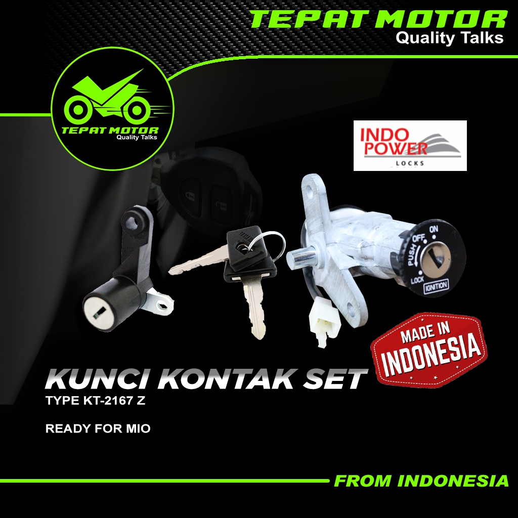 KUNCI KONTAK + JOK LENGKAP SET YAMAHA MIO/SOUL/MIO J/M3/VEGA ZR/VEGA/VEGA R NEW/BYSON/JUPITER Z/JUPI