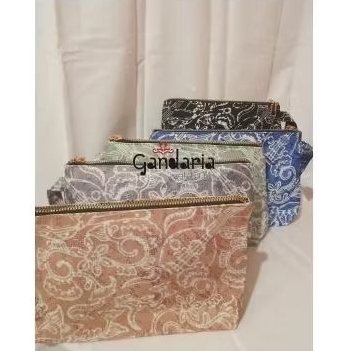Gandaria Batik Betawi - Pouch Batik Cap Betawi Bahan Viscos