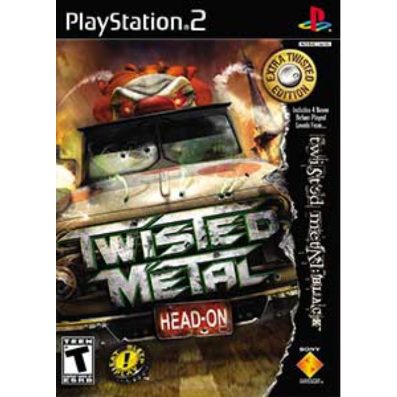 KASET PS2 TWISTED METAL DAN TWISTED METAL BLACK