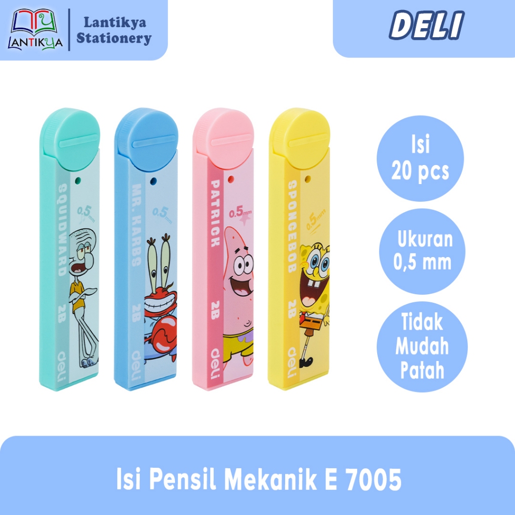 Deli Refill Pensil Mekanik / Mechanical Pencil Lead / Isi Pensil Mekanik E 7005
