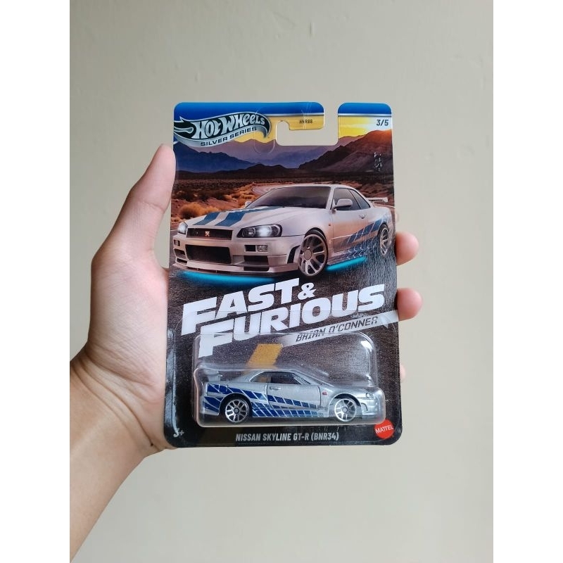 Hot wheels fnf brian o'conner Nissan Skyline Gtr R34