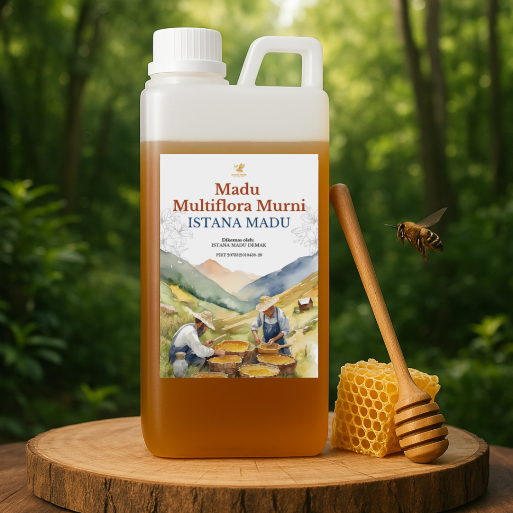 

[1 kg] Madu Murni Asli Multiflora Murni ISTANA MADU - Madu Kesehatan