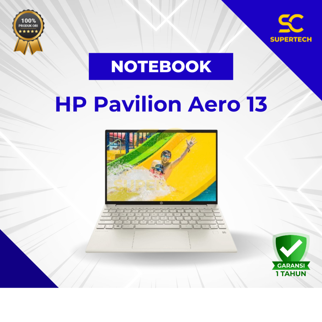 NOTEBOOK HP Pavilion Aero 13-BE0003AU Ryzen 7 5700U 16GB 512SSD W11
