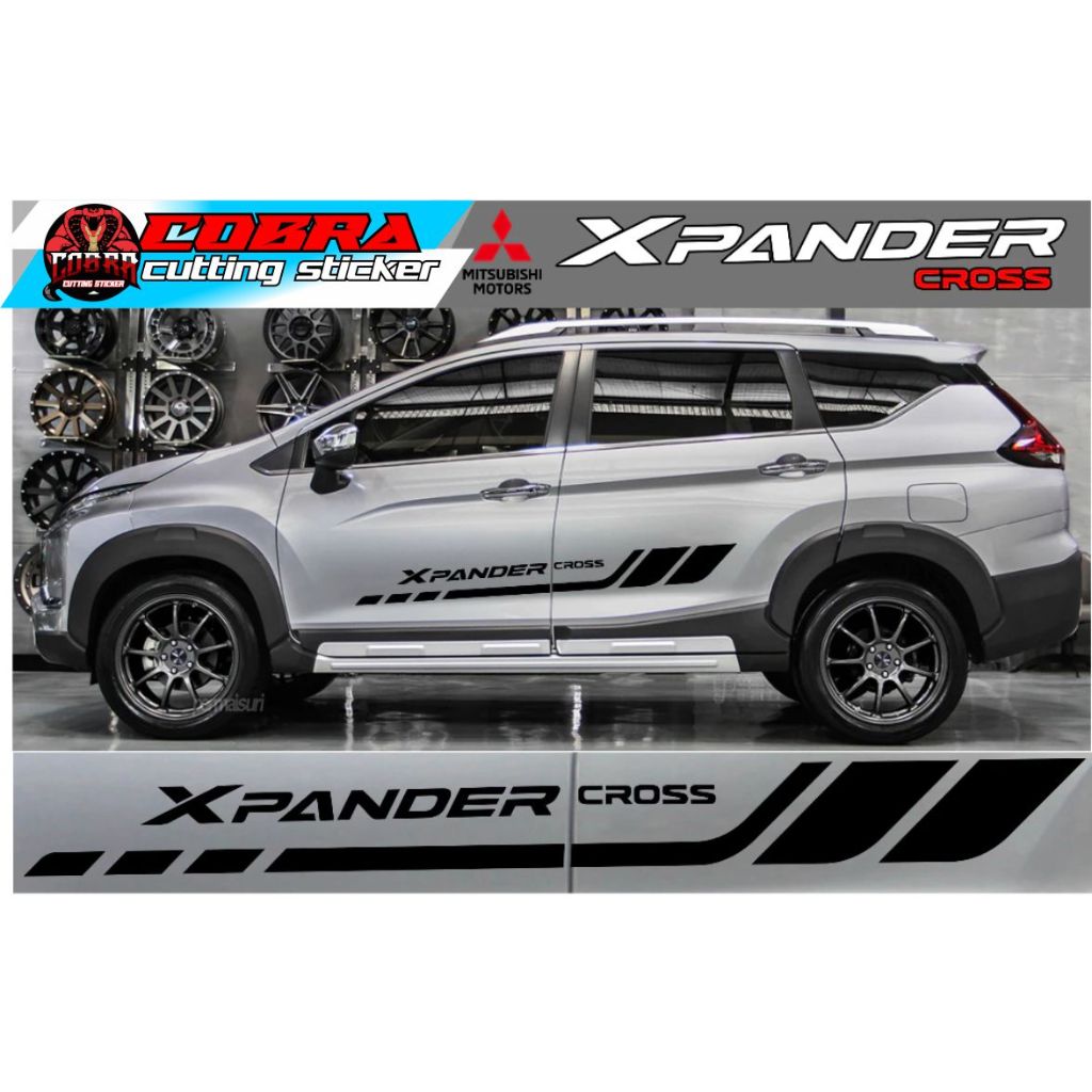 STICKER STIKER LIST BODY SAMPING MOBIL XPANDER CROSS / XPANDER CROSS AKSESORIS
