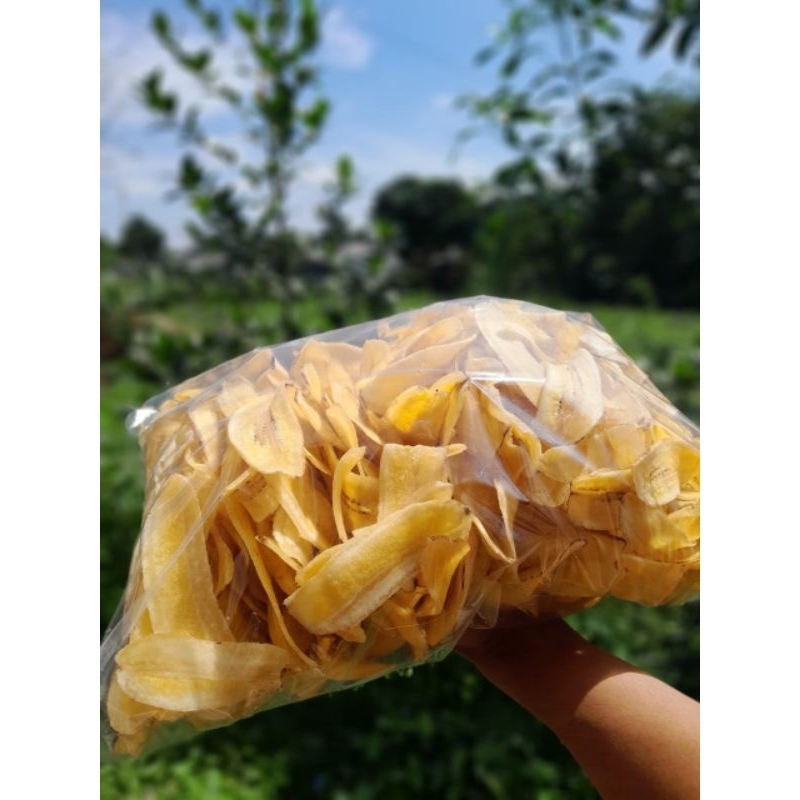 

Keripik pisang kepok original 1kg