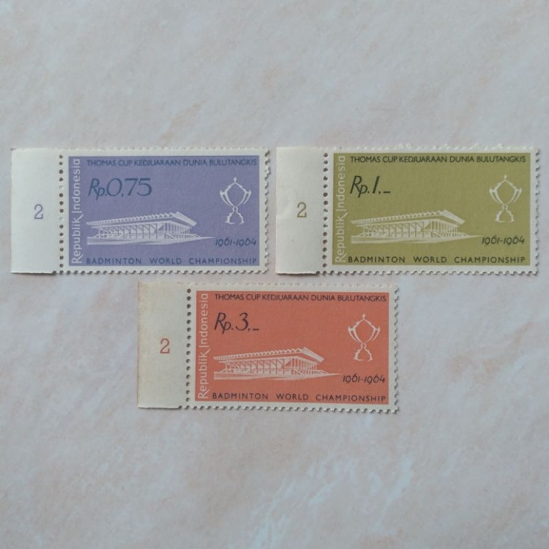 

Perangko Prangko Kuno Set Lengkap Seri Thomas Cup 1961 Mint - YN2199