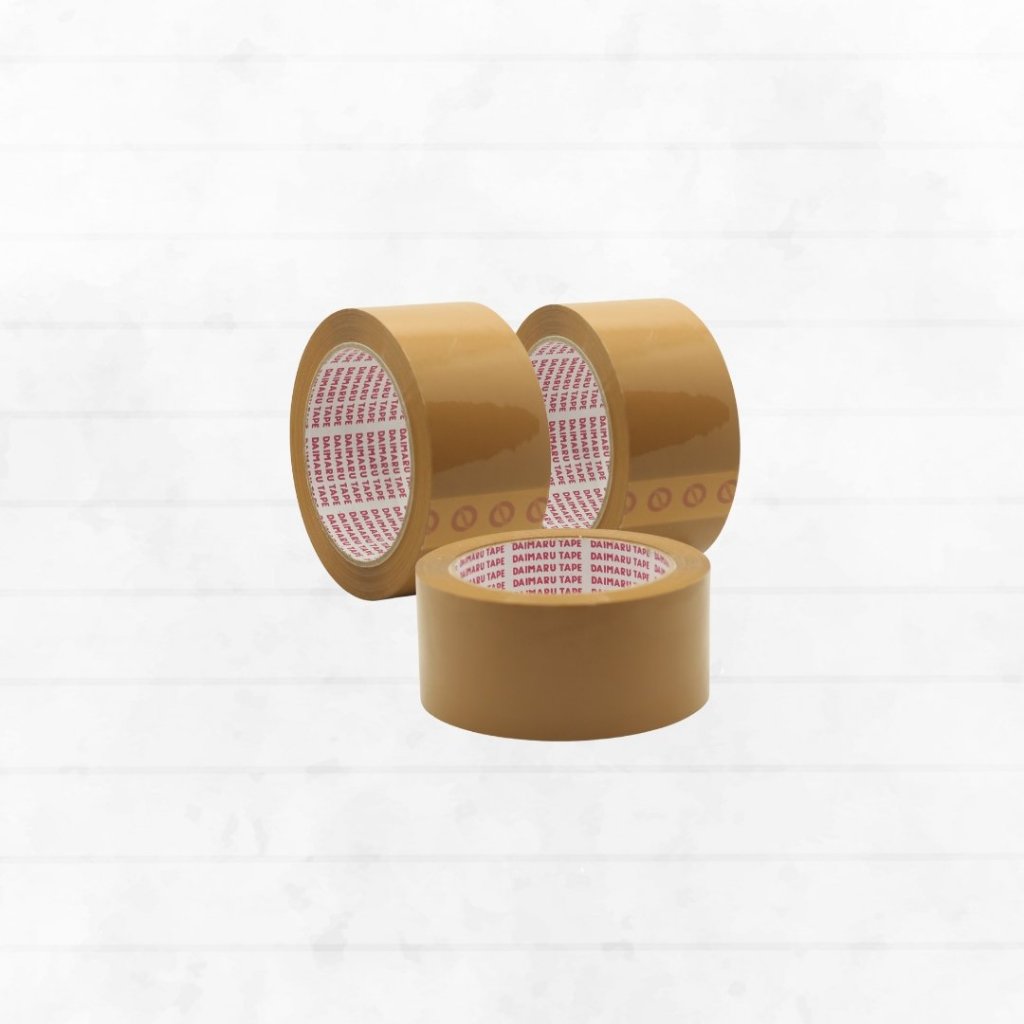 

LAKBAN COKLAT 100 YARD ISOLASI CLEAR TAPE 45MM DAYA LENGKET KUAT LAKBAN COKLAT FRAGILE