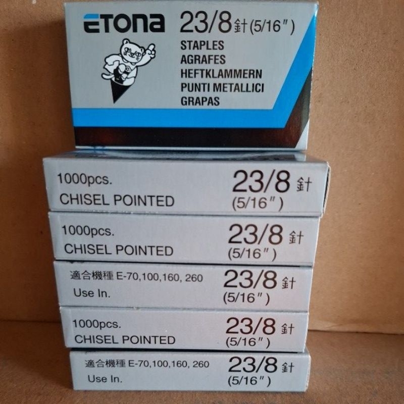 

isi staples etona 23/8 1pcs (1000x pakai)