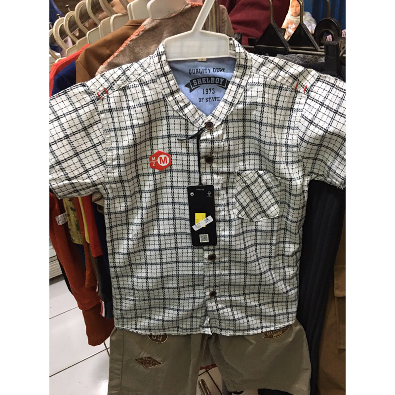 baju anak motif kotak || bahan premium