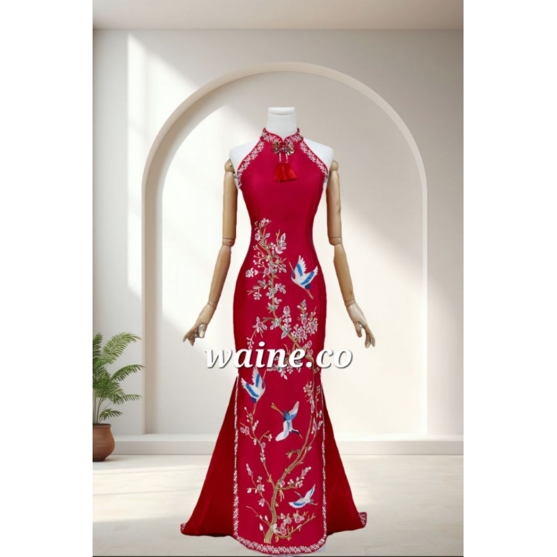 Premium Cheongsam Sangjit Party Dress