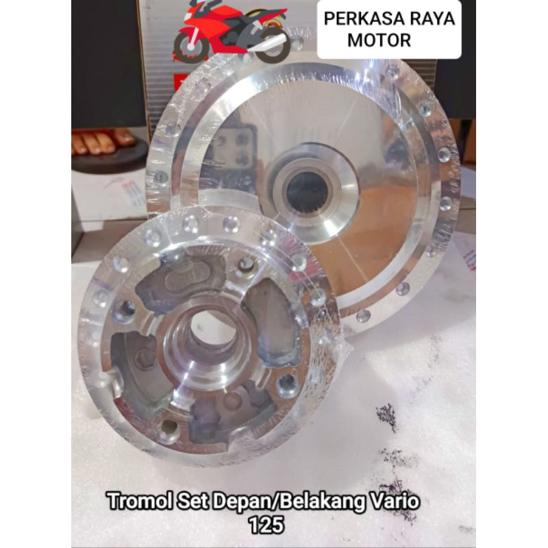 Tromol Depan Belakang,Chrome Vario / Beat