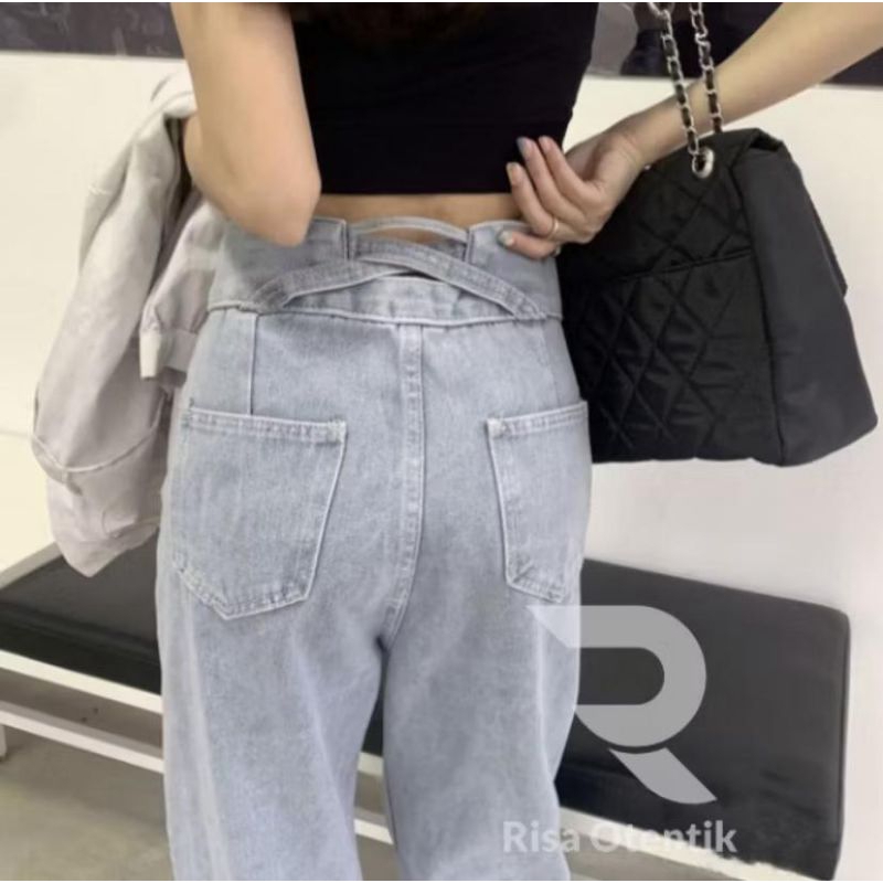 korean style celana jeans wanita