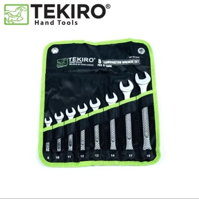 Tekiro kunci Ring Pas Set 8 pcs 8-19 mm