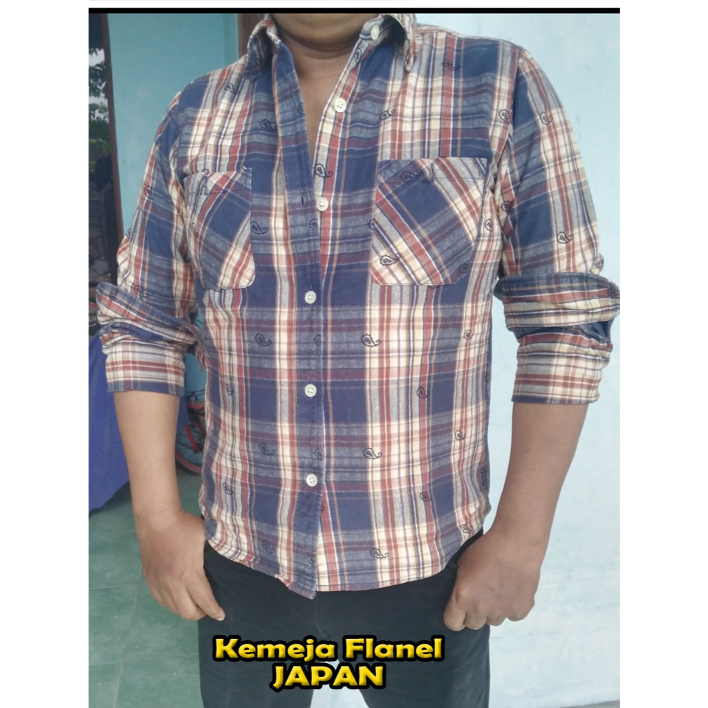 NICHE Kemeja Flanel IMPORT Tebal Lembut Bersih Mulus NoNoda NoMinus Istimewa Second