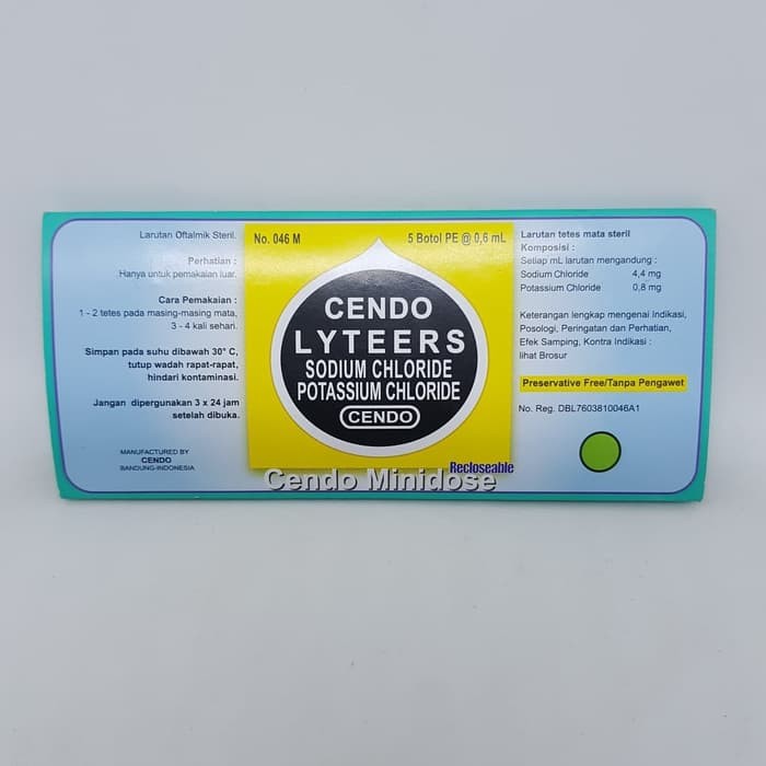 CENDO LYTEERS MINIDOSE