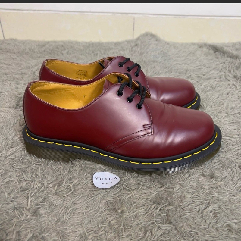 (size 39) Dr Martens 1461 Red Cherrysmooth Original