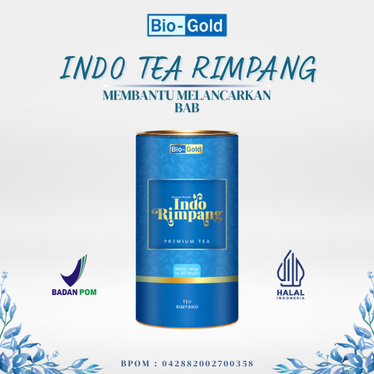 

INDO RIMPANG Premium Bio Glod JSR - Teh Celup Herbal Untuk Detox dan Melangsingkan 100% 40 gr