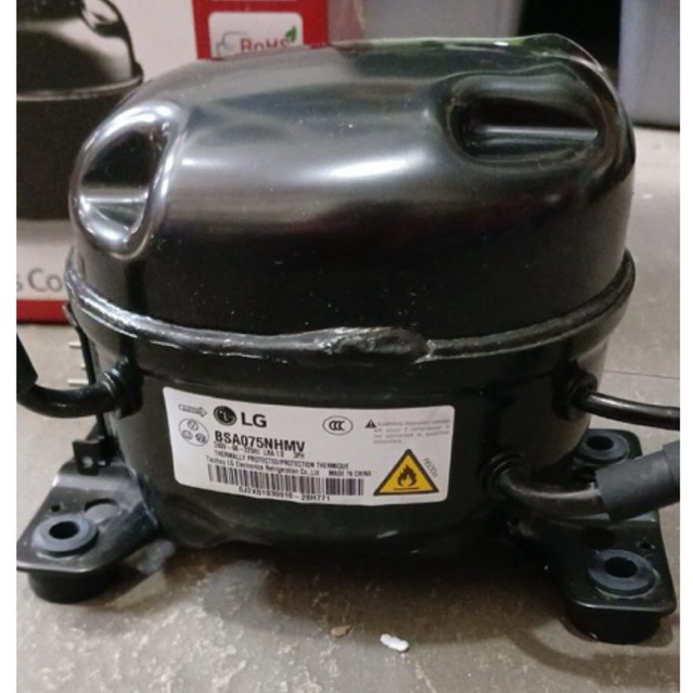 KOMPRESOR KULKAS INVERTER 1/5PK R600 BSA075NHMV COMPRESSOR KULKAS 1/5HP R600A