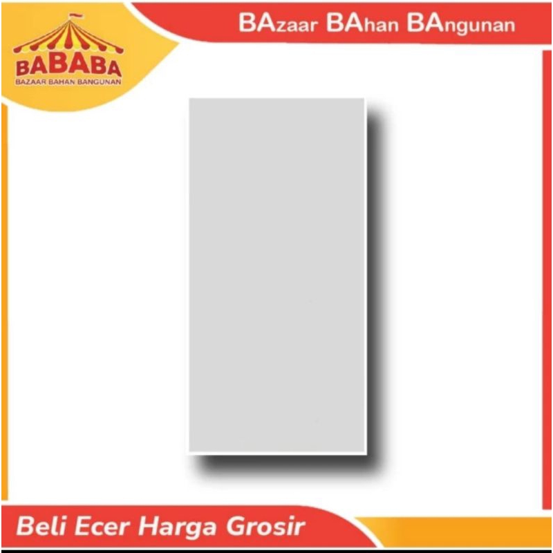 KERAMIK DINDING GLOSSY 25X50 HABITAT PIANO BIANCO
