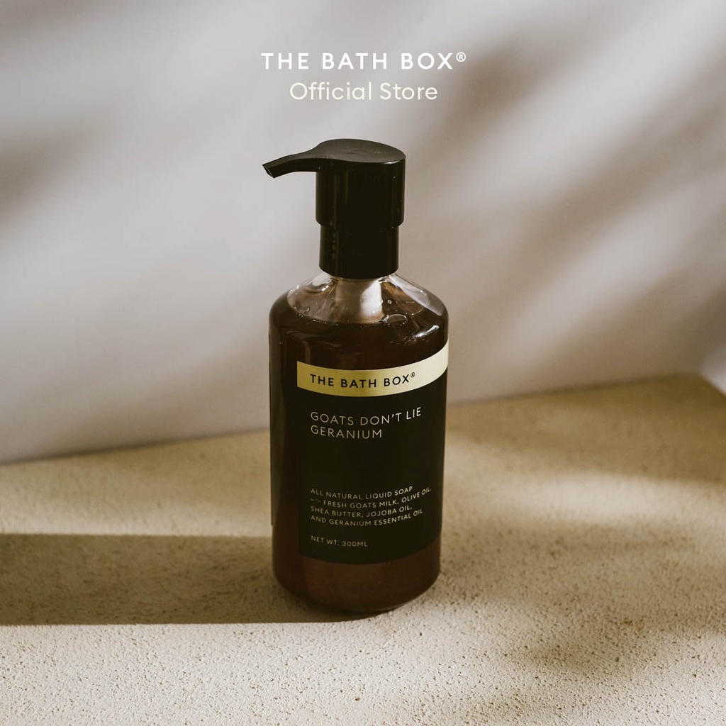 THE BATH BOX - Goats Don't Lie Geranium Liquid Soap