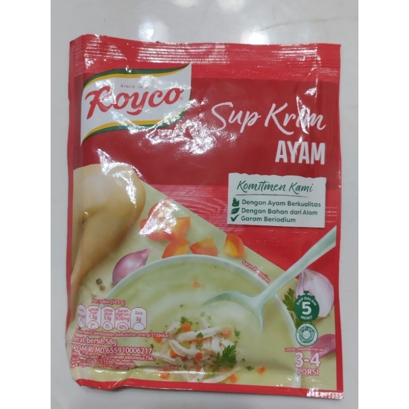 

Royco Sup Krim Ayam 58gr