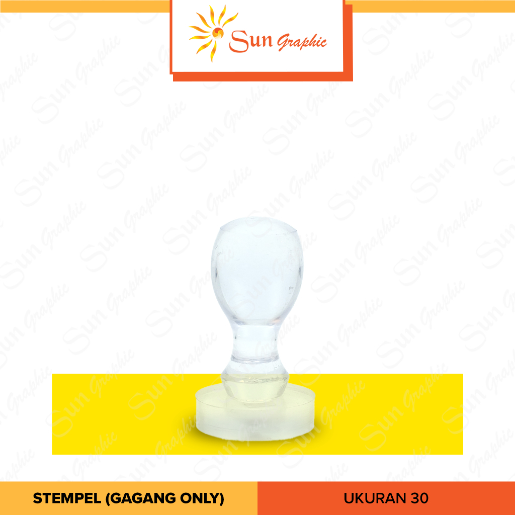 

Gagang Stempel Warna / Akrilik Bantalan / Bulat (GAGANG ONLY) - SUN GRAPHIC