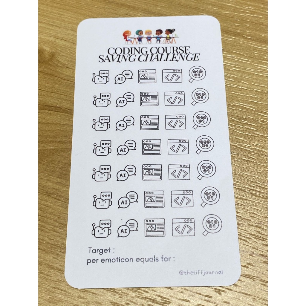 

SAVING CHALLENGE | CASH STUFFING | BUDGETING CARD - CODING COURSE