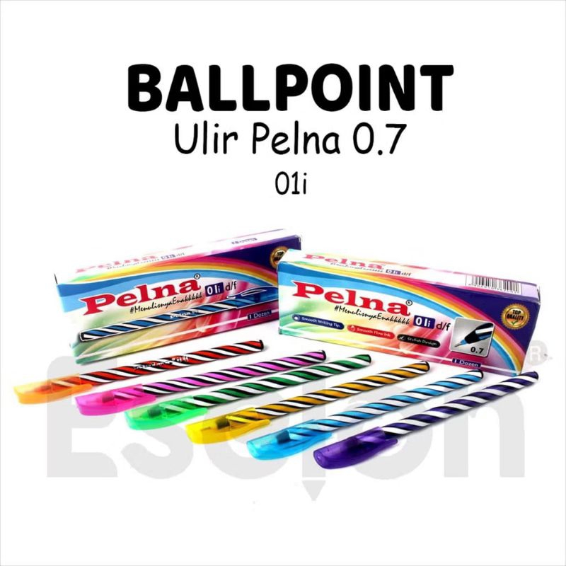 

Pulpen Ulir Pelna warna Hitam