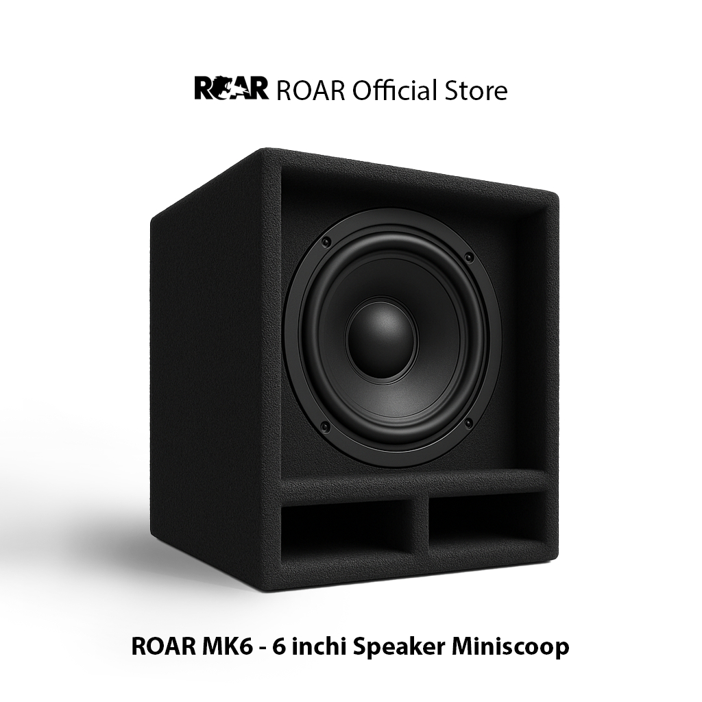 ROAR MK6 - 6 inchi speaker miniscoop miniscop sound pasif 6" inch