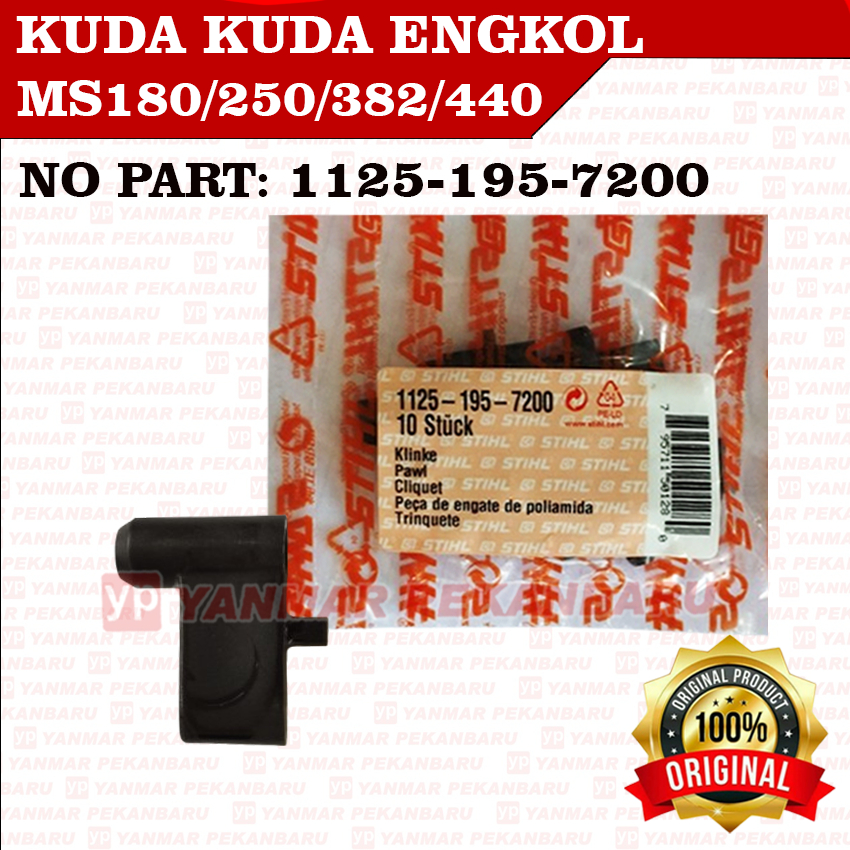 MS180 MS250 MS382 MS440 Kuda Kuda Engkol Pawl Starter Mesin Chainsaw Senso Sinso ORIGINAL STIHL MS 1