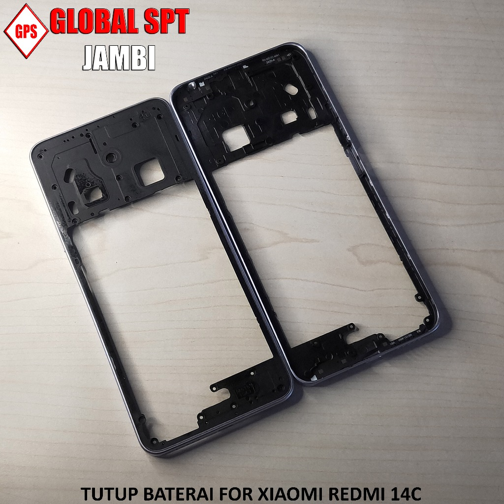 TUTUP BATERAI XIAOMI REDMI 14C / BEZEL BATERAI / TUTUP BATRE / TUTUP MESIN