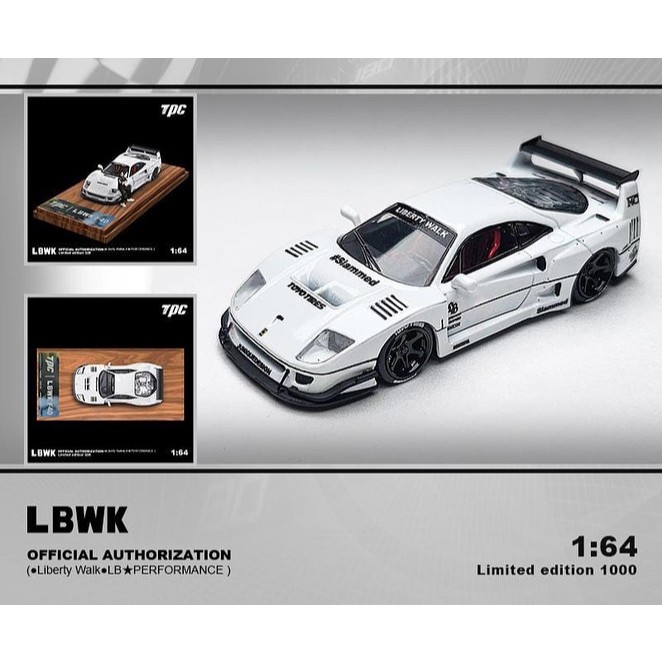 TPC 1/64 LBWK F40 white with figure