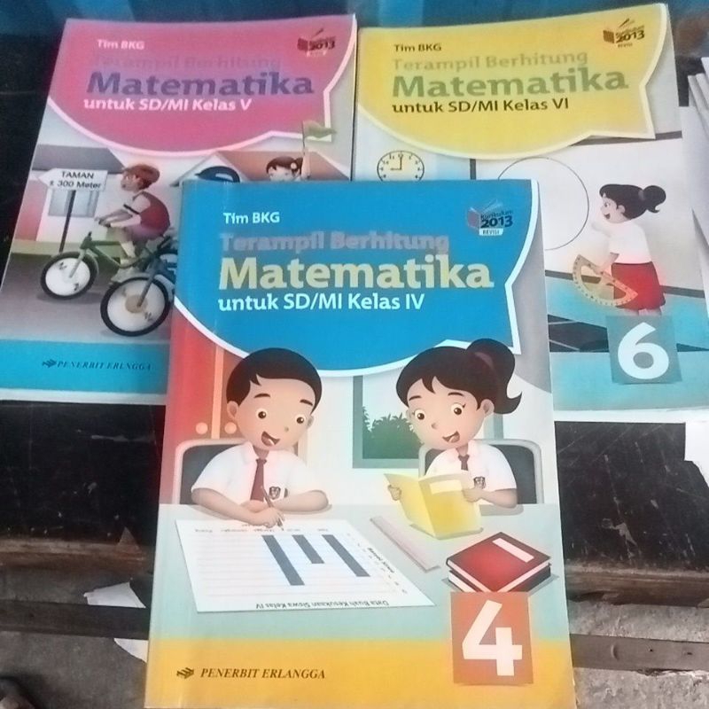 buku matematika kelas 4.5.6 SD Erlangga