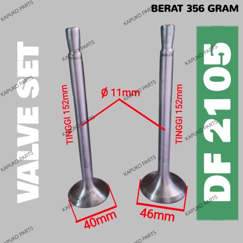 DF2105 KLEP VALVE SET UNTUK MESIN DIESEL 24PK