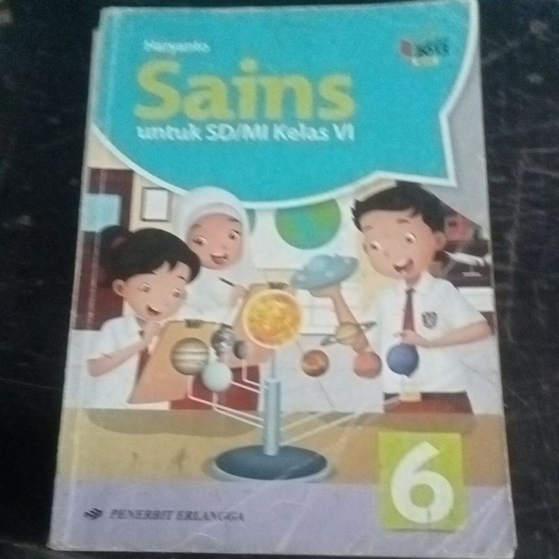 buku sains kelas 6 SD Erlangga