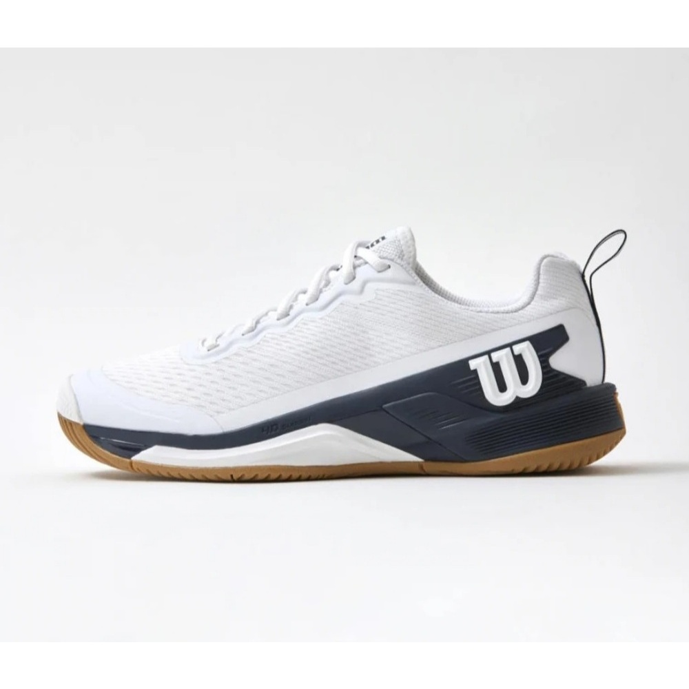 Sepatu Tenis Wilson Rush Pro 4.5 White Black Gum Men Wilson 2025 Shoe Sepatu Tenis Wilson 2025 TM Wh