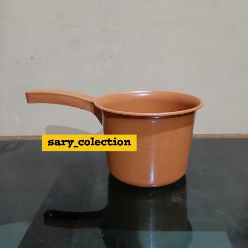 [ SATUAN ] Gayung Jumbo Polos Warna Coklat Murah IPP