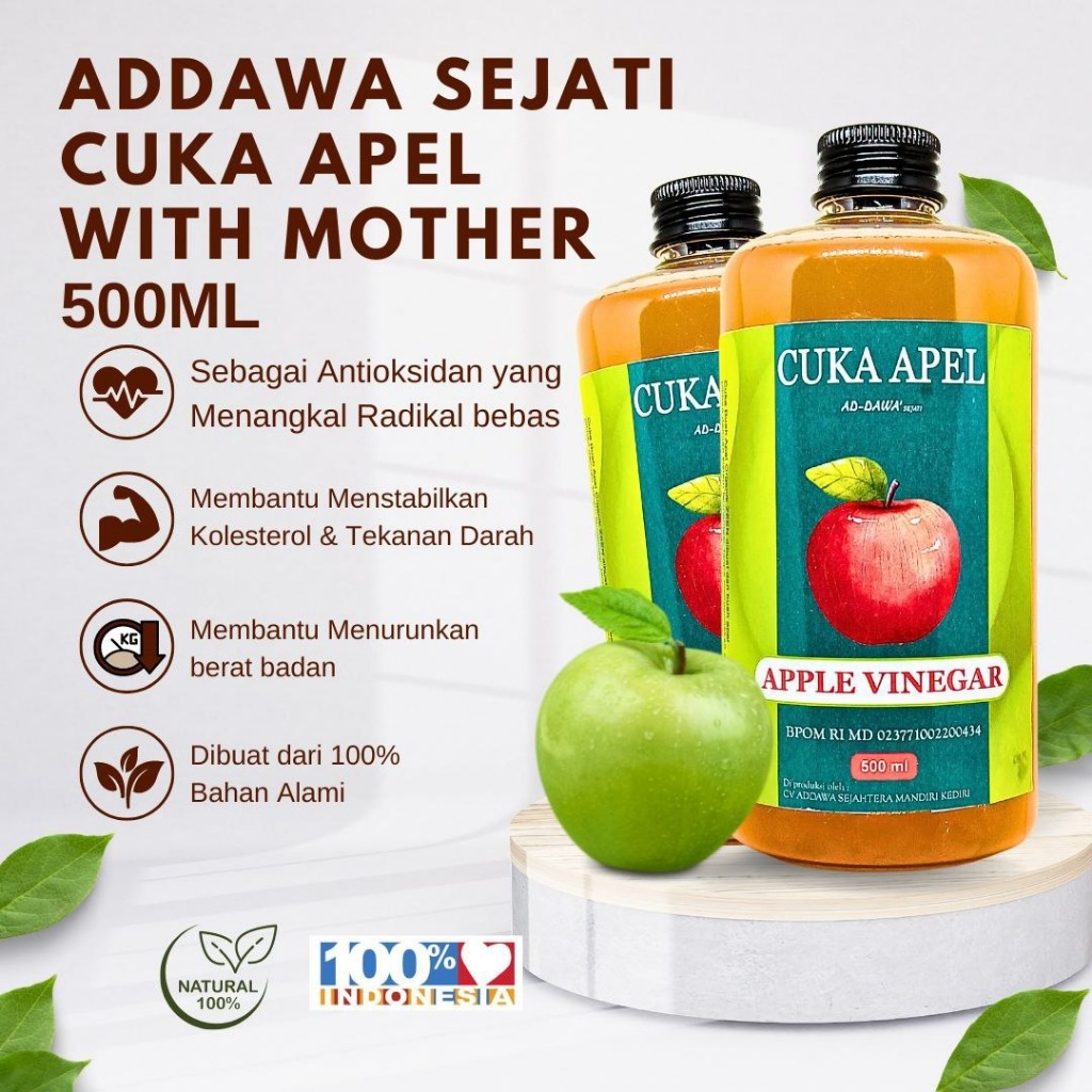 

CUKA APEL ADDAWA SEJATI WITH MOTHER 500ML