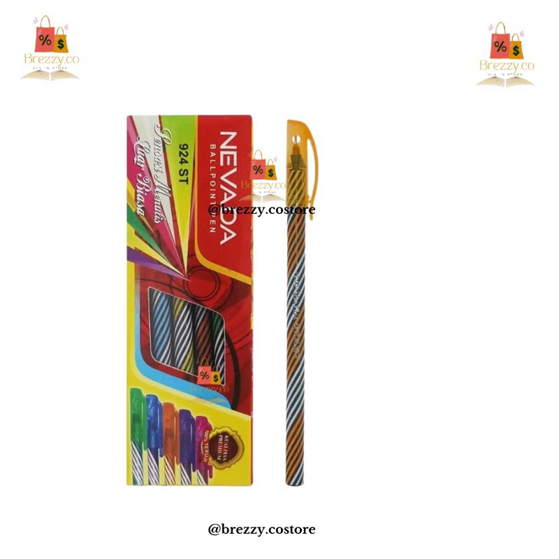 

(1 kotak isi 12 pcs) PULPEN NEVADA BALLPOINT PEN PULPEN NEVADA 0.7mm