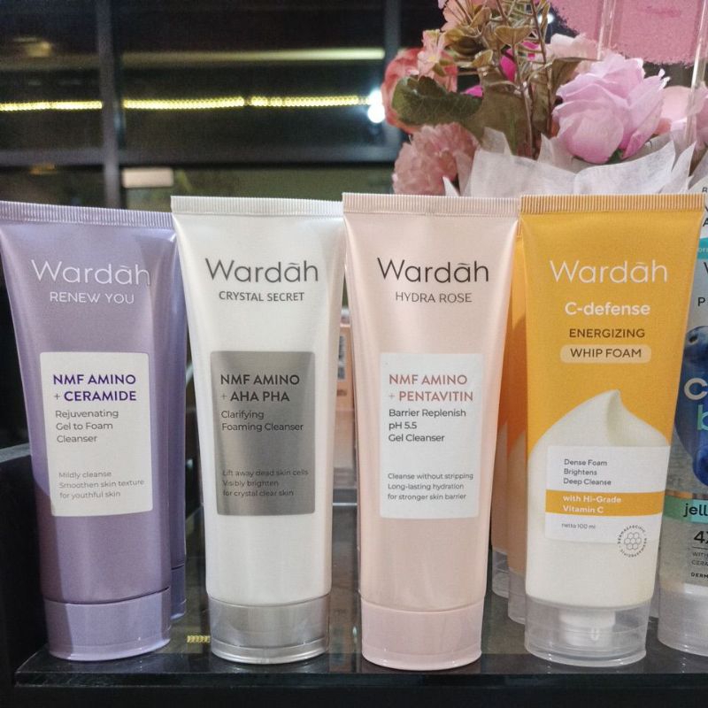 wardah facial foam