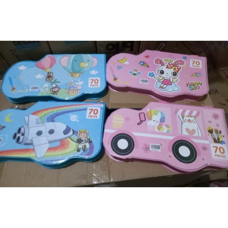 

crayon 1 set lengkap bentuk mobil