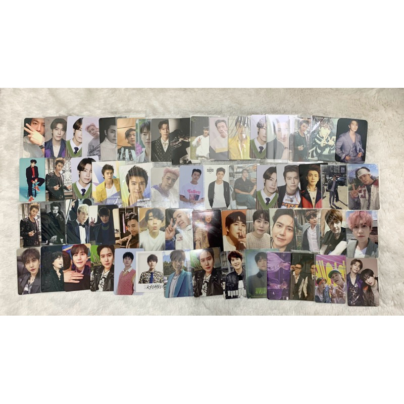 Super Junior donghae eunhyuk siwon leeteuk shindong photocard pc kyuhyun heechul ryeowook smtown smc