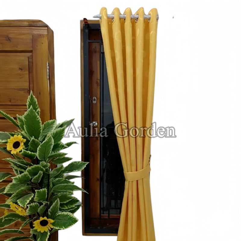 gorden jendela minimalis panjang 200cm