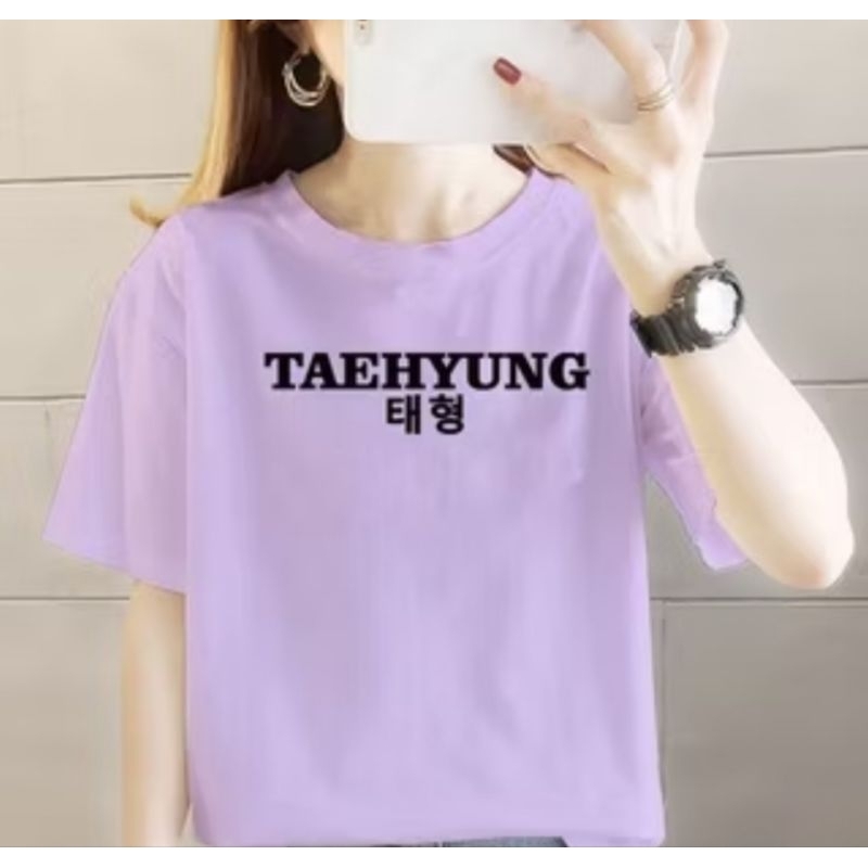 KAOS BTS OVERSIZE TAEHJUNG JUMBO WANITA
