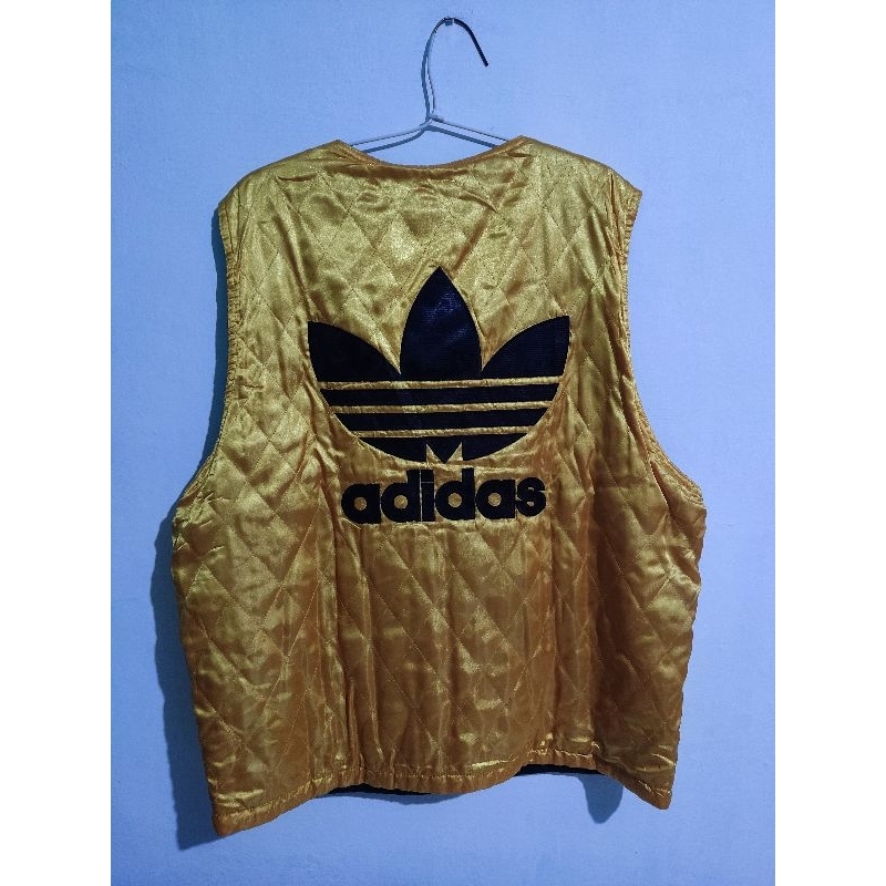 Jacket Vest Adidas Revesible Bolak Balik Big Logo second