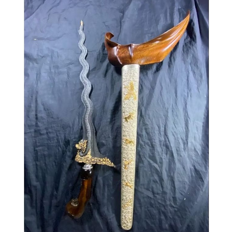 keris naga sosro / keris nogo sosro kinatah sinarasah emas asli luk 13
