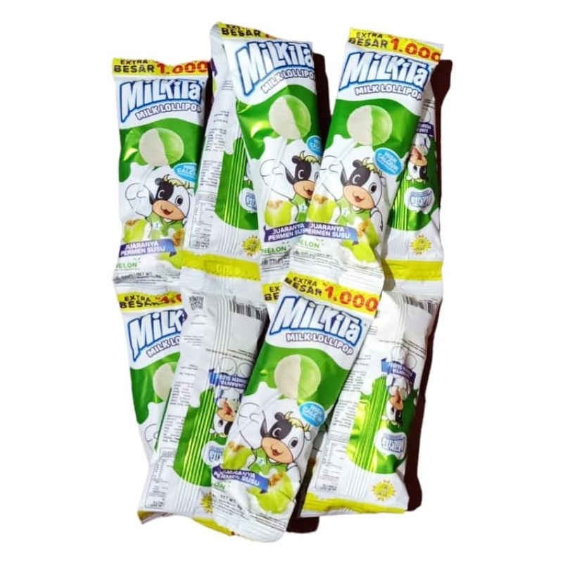 

{ PERMEN~MILKITA LOLIPOP 1 Renceng Isi 10 }
