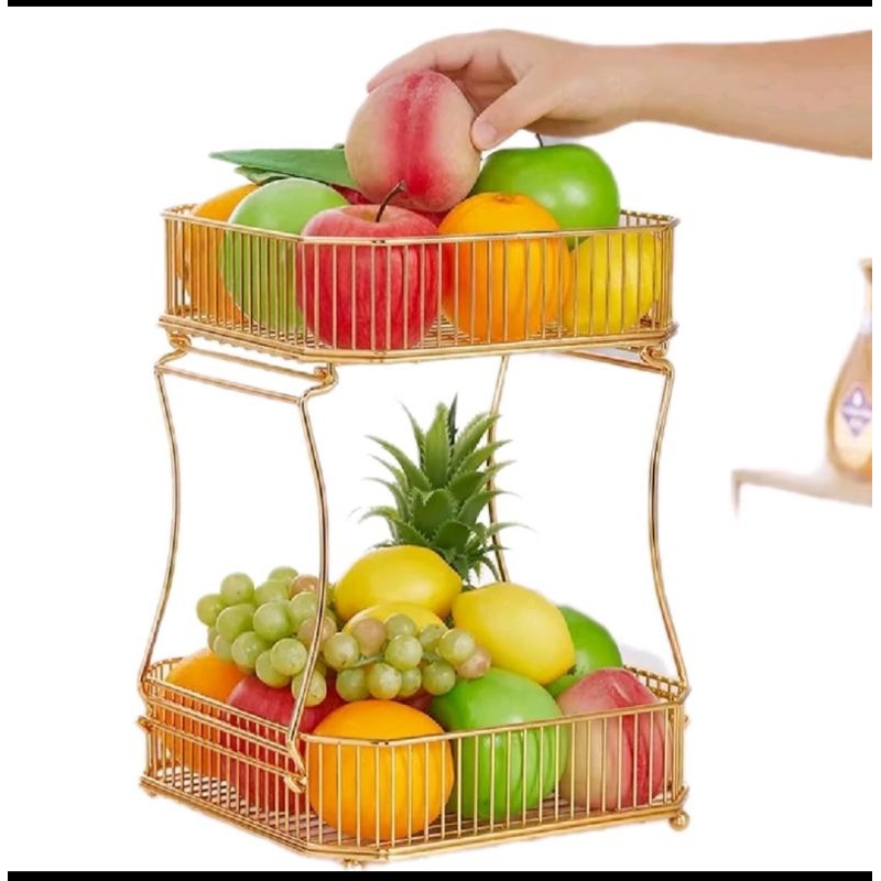 rak buah keranjang buang / rak tempat makanan