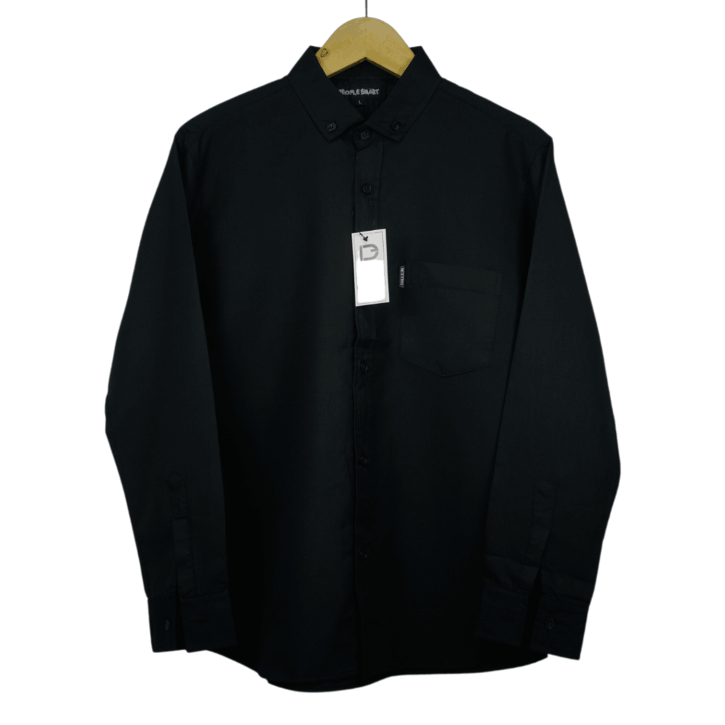 Kemeja Polos Pria Lengan Panjang Model Slimfit Baju Hem Lengan Tangan Panjang Cowok Dewasa Remaja