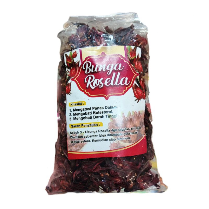 

Bunga Rosella kering - Rosella kering oven - Rosella 100gr - wedang bunga Rosella - flower tea - teh herbal - pengobatan kolesterol dan darah tinggi
